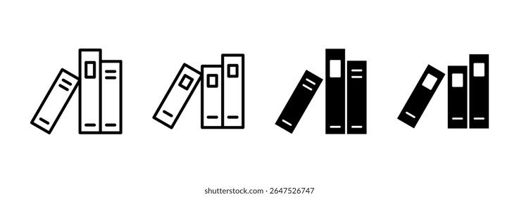 Library icon vector. education sign and symbol