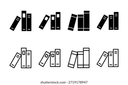 Library icon vector. education sign and symbol