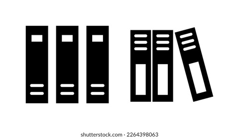 Bibliothekssymbol, Vektorgrafik. Bildungs-Zeichen und -Symbol