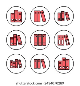 Library icon vector illustration. education sign and symbol