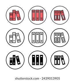 Library icon vector illustration. education sign and symbol