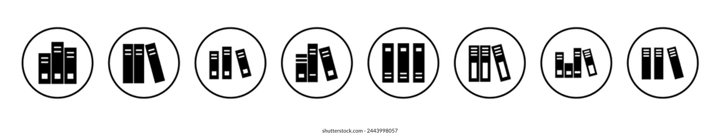 Archiv-Symbol Vektorillustration. Bildungszeichen und -symbol