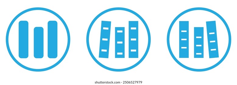 Ilustración vectorial del icono de la Biblioteca. signo y símbolo de la educación