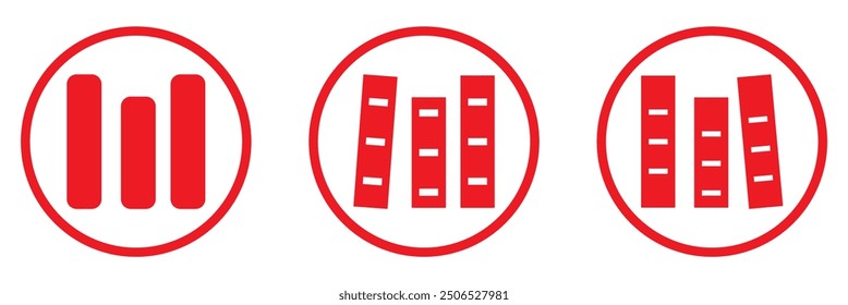 Ilustración vectorial del icono de la Biblioteca. signo y símbolo de la educación