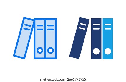 Ilustración vectorial del icono de la Biblioteca. signo y símbolo de la educación