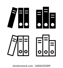 Ilustración vectorial del icono de la Biblioteca. signo y símbolo de la educación