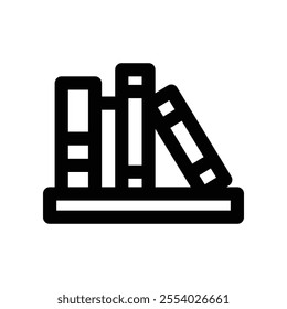 library icon. vector line icon for your website, mobile, presentation, and logo design.