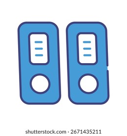 Icono de Biblioteca Vector Ilustración de stock