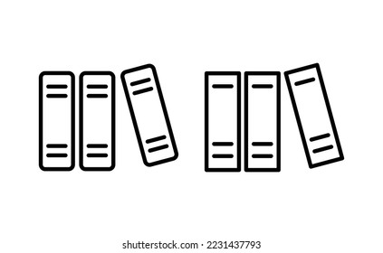 Library icon vector for web and mobile app. education sign and symbol
