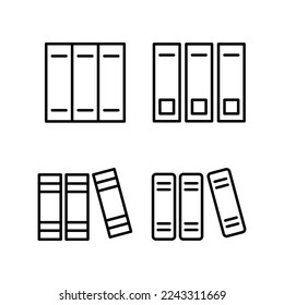 Library icon vector for web and mobile app. education sign and symbol