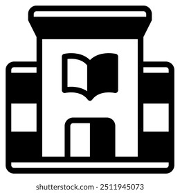 Ícone de biblioteca para web, app, infográfico, etc