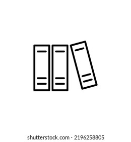 Library icon for web and mobile app. education sign and symbol