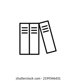 Library icon for web and mobile app. education sign and symbol