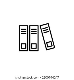 Library icon for web and mobile app. education sign and symbol