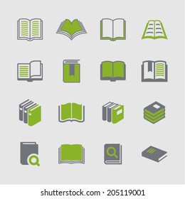 Library icons for web