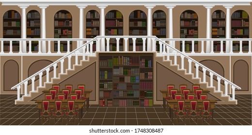 Bibliotheksinstanzen der Universität oder des Schlosses