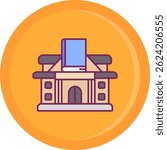 Library Line vector Icon Design