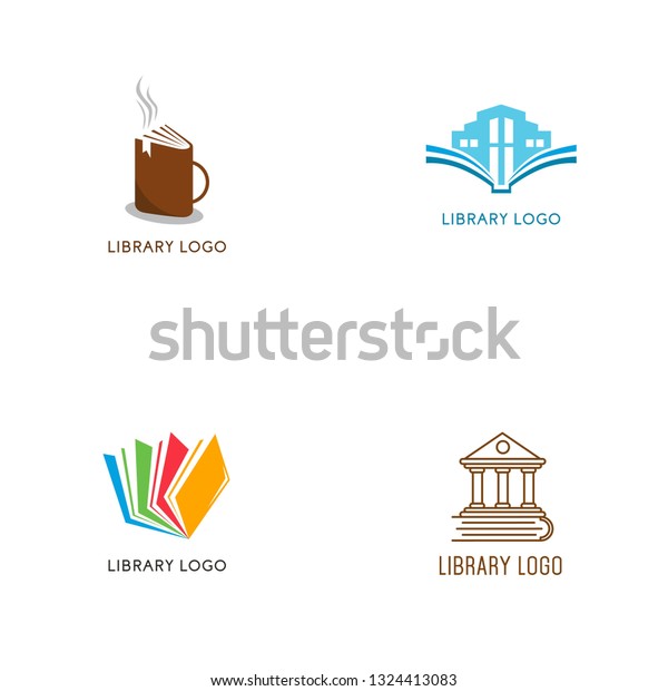 Library Logo Design Stock Vector (Royalty Free) 1324413083 | Shutterstock
