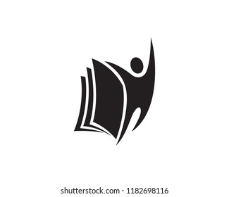Library Logo Symbol Template Design Vector, Emblem, Design Concept, Creative Symbol, Icon