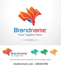 Library Logo Template Design Vector 