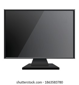 Library monitor icon. Cartoon of library monitor vector icon for web design isolated on white background