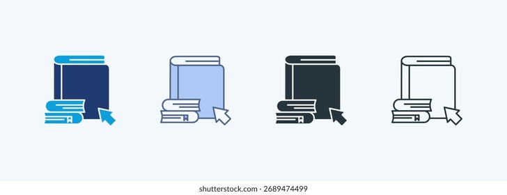 Biblioteca Icono de estilo múltiple Colección