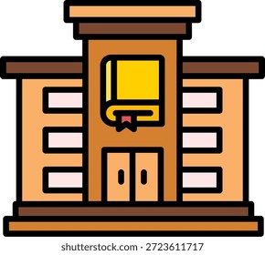 Library New Creative Icon Design Vector