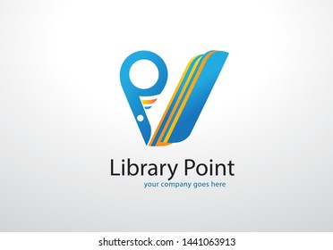 Library Point Creative Art Logo