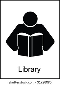 Library Public Information Sign