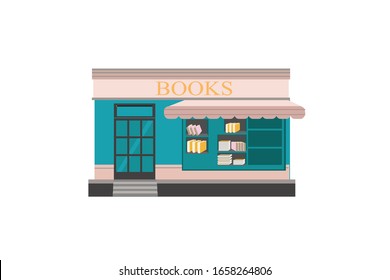 Ilustración del vector de la biblioteca pública