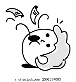 Biblioteca y lectura de iconos de Doodle