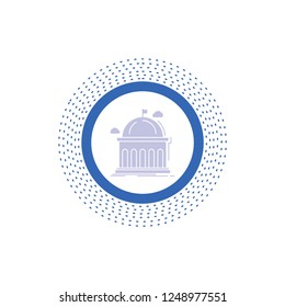 Library, school, education, learning, university Glyph Icon. Vector isolated illustration