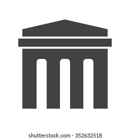 Library, shelf, books icon vector image.Can also be used for building and landmarks . Suitable for mobile apps, web apps and print media.