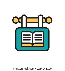 Library Sign Icon Vector Illustration