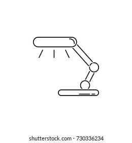 library table Lamp Icon on white background
