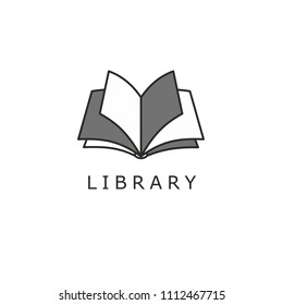 Library. Template for logo.