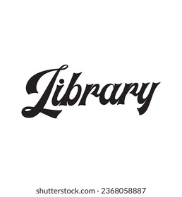 library text on white background.