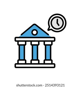 Bibliothekszeit, Symbol, Vektorgrafik