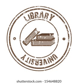 library university over white background vector illustration 
