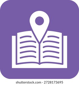 Ilustração de design de ícone de vetor de biblioteca