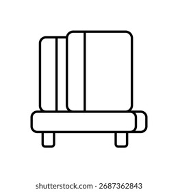 Icono de Vector de Biblioteca Ilustración de stock