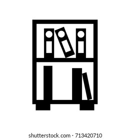 library wooden bookcase of stacked books standing style