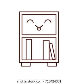 library wooden bookcase of stacked books standing on bookshelves style