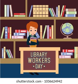 Library Workers Day Illustration