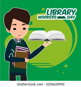 Library Workers Day Illustration