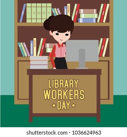 Library Workers Day Illustration