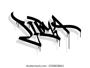 LIBYA country graffiti tag style