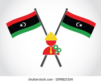 Libya Emblem Engineer