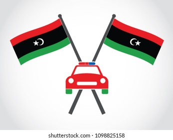 Libya Emblem Police Cop