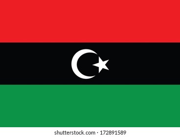 Libya flag themes idea design